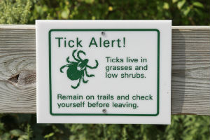 Tick-alert-sign