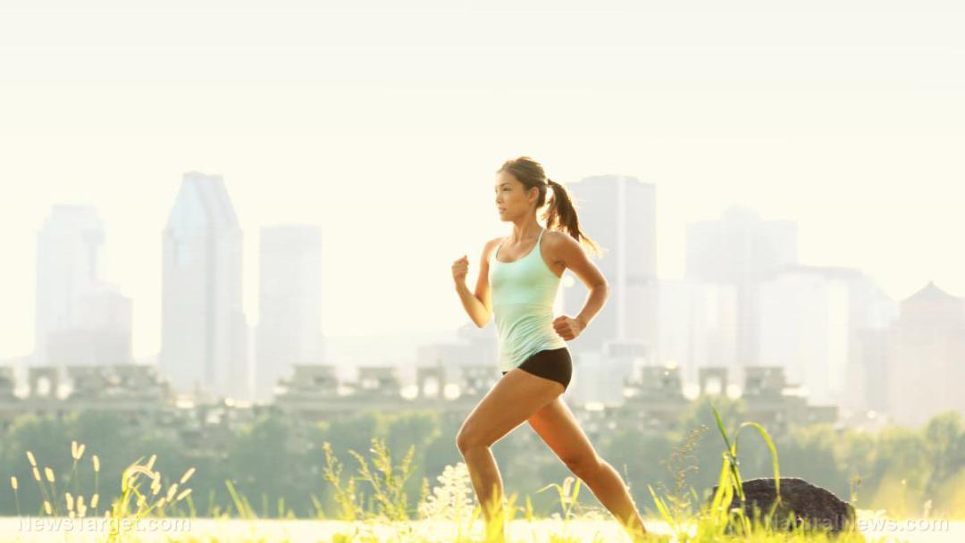 Running-City-Park-Woman-Runner-Outside