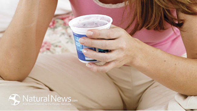 Woman-Happy-Eating-Blueberry-Yogurt-Spoon-Food-650X433