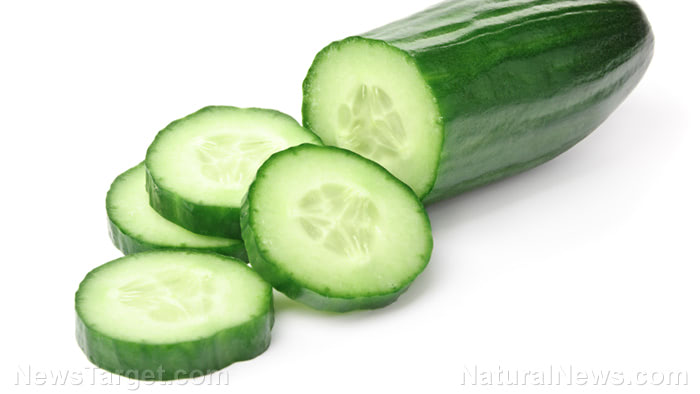Quench your thirst with a refreshing glass of cucumber water