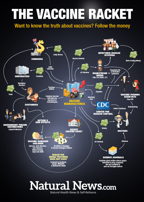 infographic the vaccine racket