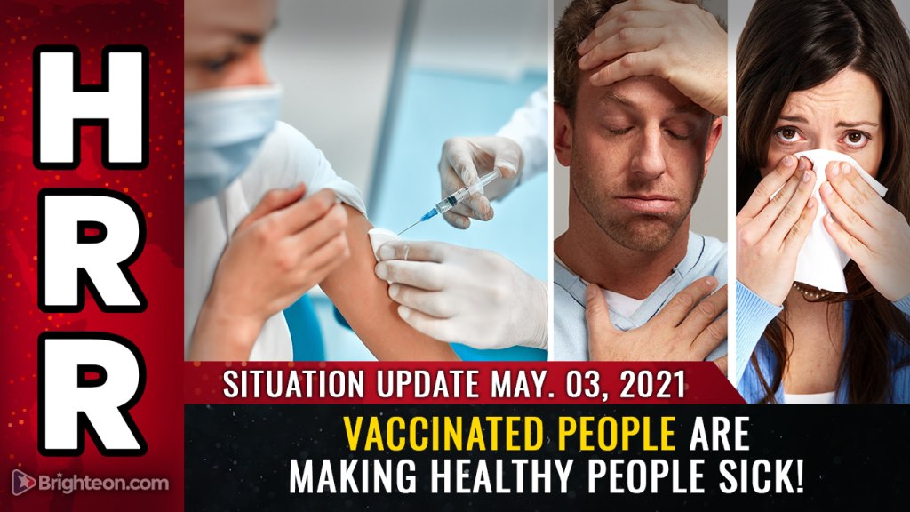 EXTERMINATION machine unmasked: Why vaccinated people are making HEALTHY people sick, Pfizer document admits vaccinated people “shed” infectious particles, the spike protein is the bioweapon