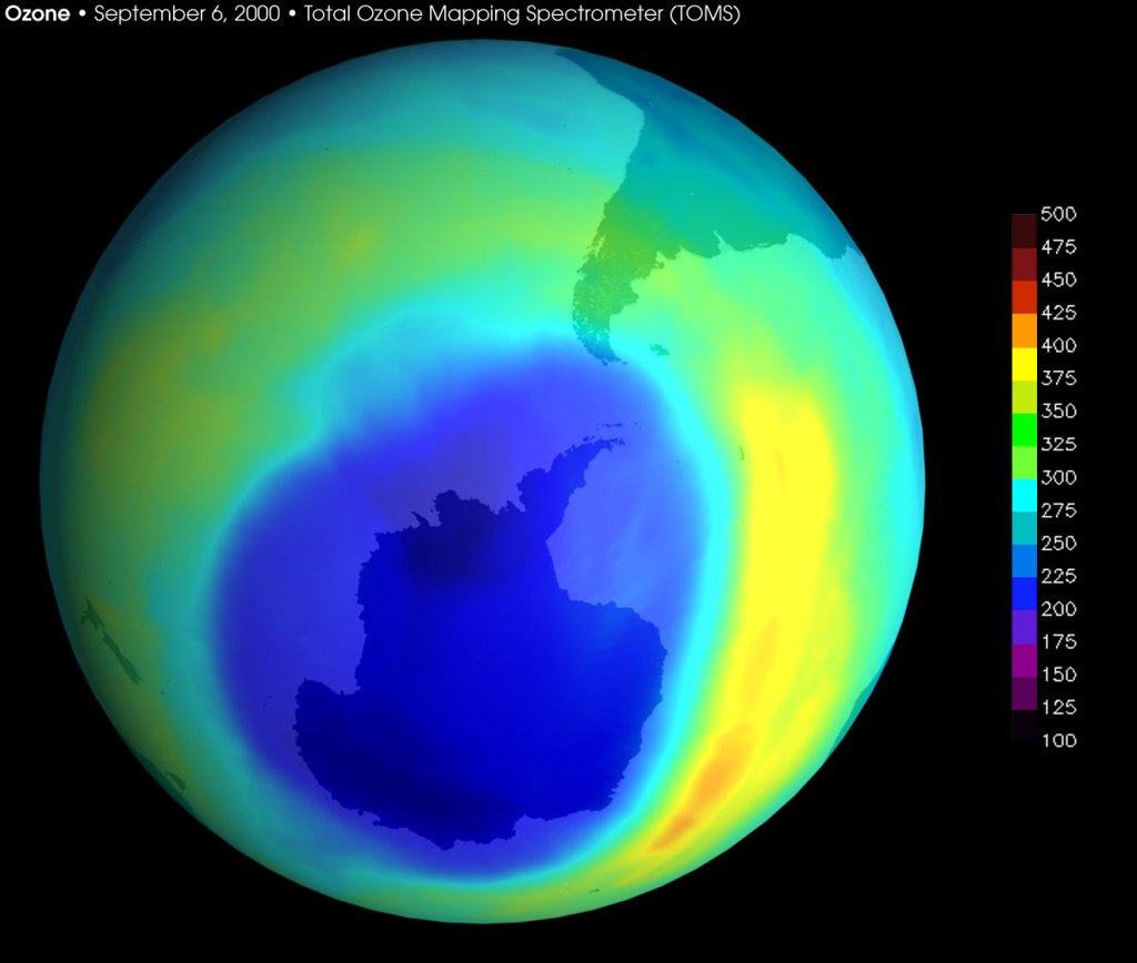 Earth’s ozone hole rapidly shrinking following ban of ozone depleting chemicals