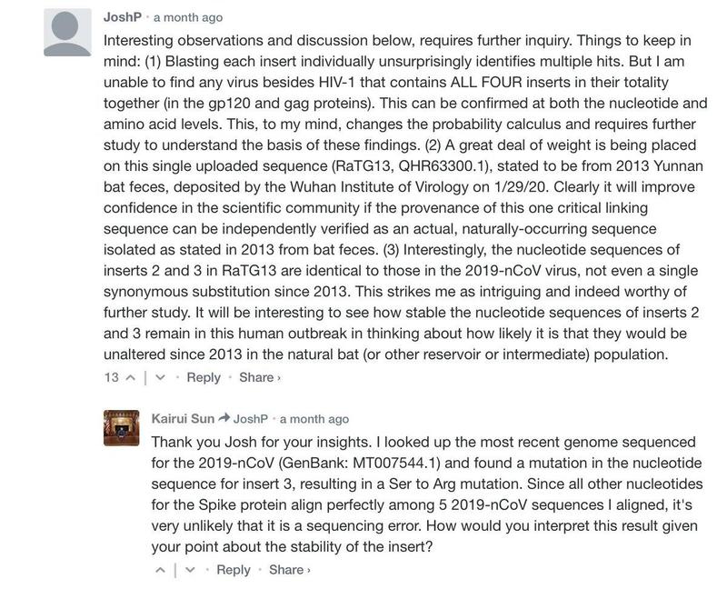 Interesting observations and discussion