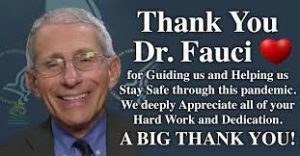 Thank you Dr. Fauci