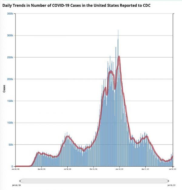 Covid-19 Cases in the USA