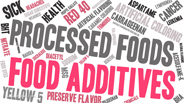 Many processed foods contain potentially toxic substances NOT LISTED on ingredient labels